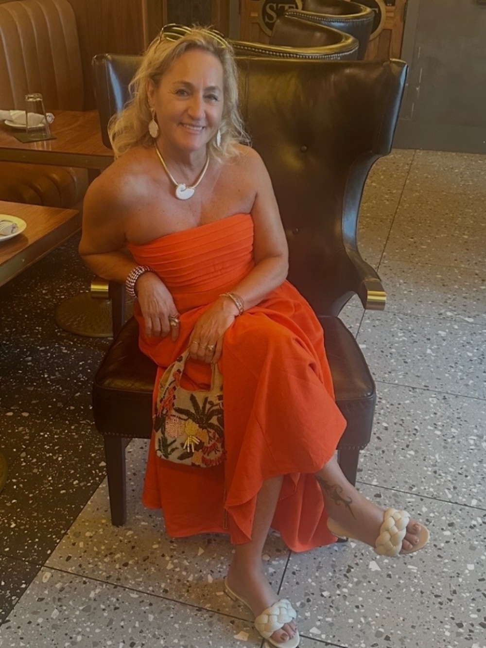 Strapless Orange